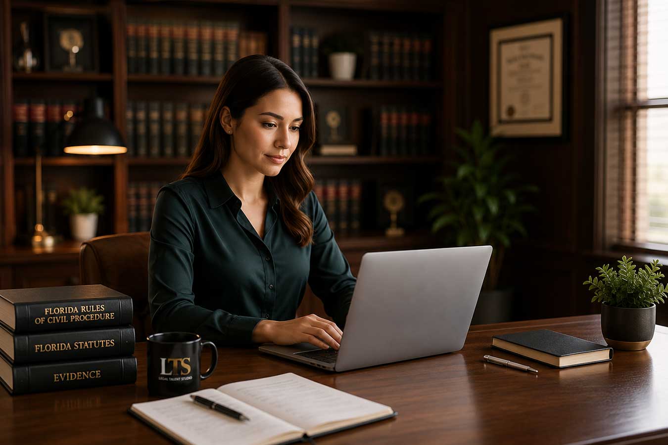 Legal professional at work